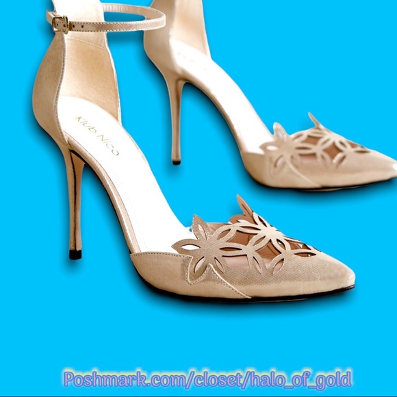 Anthropologie 🦋Rose Gold 🦋Laser Cut Toe🦋Size 8 - Picture 15 of 16